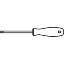 602TBI-Destornillador plano para electricísta-0.6 x 3.5 x 100