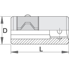 188.9-Adaptador para puntas-1/4 - 1/4