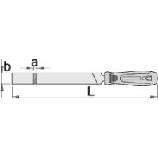 760HS-Lima fina y lisa con mango-200