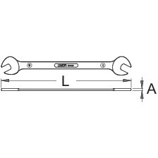 1610/2-Llave para pedal 15 x 15