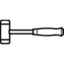 819A-Martillo de poliuretano antirrebote-45