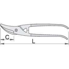 563R/7PR-Tijera para chapa, modelo universal-280