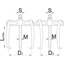 683/2-Extractor con dos brazos corredizos-180