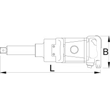 1591-Martillo neumático reversible de 1-2469Nm