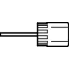 1670.7/4-Llave extractor de cassette con pasador guía
