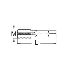 1695.1-Macho para roscar bielas de pedalier 9/16 x 20 TPI