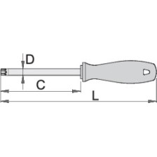 621CR-Destornillador TX-TX 30