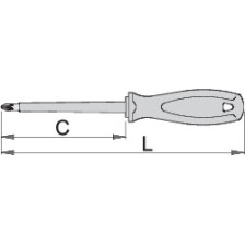 613VDETBI-Destornillador Phillips aislado-PH3 x 150