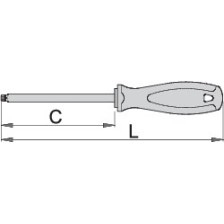 621VDETBI-Destornillador TX aislado-TX 10