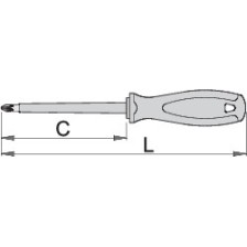 623VDETBI-Destornillador PZ aislado-PZ1 x 80