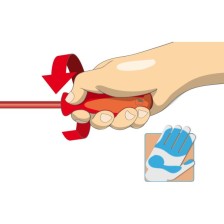 629VDETBI-Llave de vaso con mango, aislado-5.5