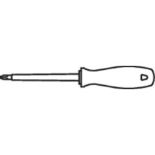 613VDE-Destornillador Phillips para electricísta, aislado-PH2 x 100