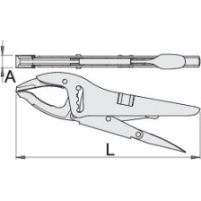 434/3C-Tenaza para soldadura grip de cuatro posiciones de ajuste-250