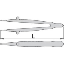 1340VDEDP-Pinza de precisión, punta plana, aislada-165