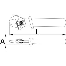 250/1VDEDP-Llave ajustable aislada-250