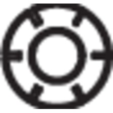 1632-Llave de fijación del niple de radios planos