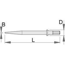 1514A2-Cincel puntiagudo-180