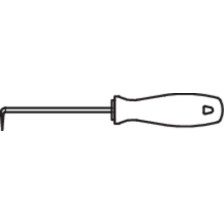 639B-Punzón redondo, curvado 90°-165