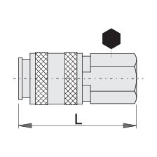 1506KN7-Válvula corrediza para tubo neumático-R3/8