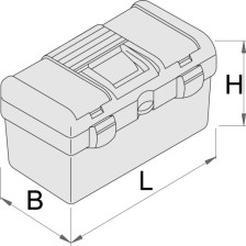917-Caja de plástico para las herramientas-A