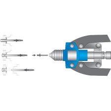 1301/6-Juego de remachadora y accesorios