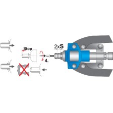 1301/6-Juego de remachadora y accesorios
