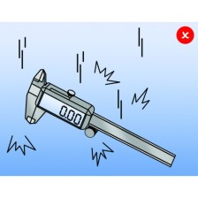 270A-Calibre pié de rey, digital-0 - 150