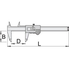 270A-Calibre pié de rey, digital-0 - 150