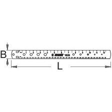 1629-Regla para niples de radios y racor 357.5