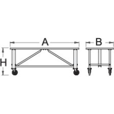 990T-Banco de trabajo móvil-2000