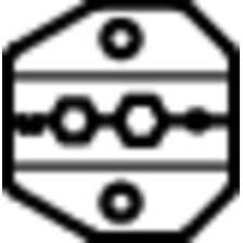 428.4/4AG Boca de repuesto para conexiones coaxiales y hex para 428/4AG