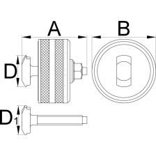 1625/2BB90-Herramienta para la extracción del eje de pedalier BB90