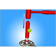 1626A-Juego extractor Campagnolo Power y Ultra Torque, también para Fulcrum Ultra Torque