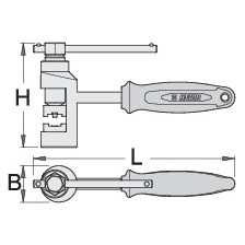 3200/2BI-Tronchacadenas, herramienta de presión y remache para motos