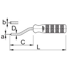 1751/2-Destornillador para cabecillas de radios 1,2