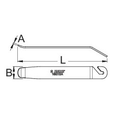 1657/2A-Juego de dos desmontables de metal