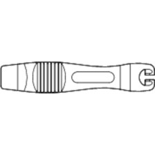 1657BLACK-Juego de dos palancas para desmontar los neumáticos NEGRO