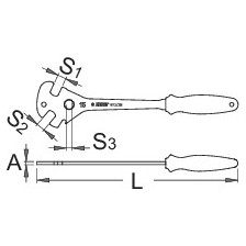 1613/2BI-US-Llave para pedal, profesional 15