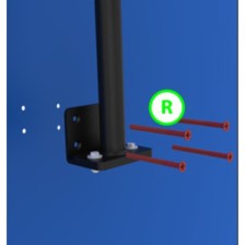 1693.2S-US-Pared y banco con mandíbula con tuerca ajustable