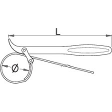 1705/2DP-US-Llave de suspensión con correa