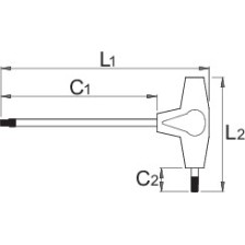 193HX-US-Destornillador hexagonal mango en T 4