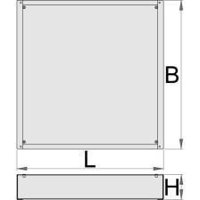 990WDU-Base elevadora ancha para armario modular-90