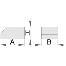 PB.990HPB-Caja de plástico, juego 3pzas.-210 x 350 x 150
