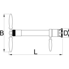 1614/4BI-US-Extractor universal del asiento de la horquilla delantera 1-1.1/2