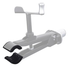 1693.17-Cubiertas de goma reemplazables para abrazadera, redondas, juego de 2 piezas