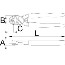 469SHARK/4DP-BOLTSHARK cortador con ranura-200