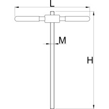 1721.4- Tuerca con barra de rodadura para prensa de rodamientos set 1721