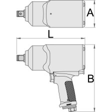 1573 Llave de impacto 3/4