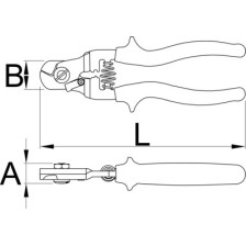 584/4BI-US-Pinza para cortar forro de cable 180