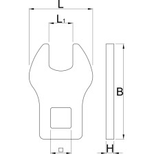 1613/2CF- Inserción para llave de pedal